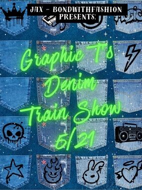 👚Graphic Tee & 👖Denim Train 🚂 Show Thursday, May 21st Live Notification🚨